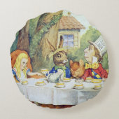 帽子屋のお茶会 ラウンドクッション (裏面)