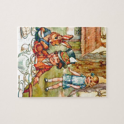 帽子屋のお茶会-不思議の国のアリス ジグソーパズル (横)