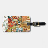 帽子屋のお茶会-不思議の国のアリス ラゲッジタグ (正面横)