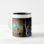 帽子屋のお茶会-不思議の国のマグのアリス ツートーンマグカップ (正面左)