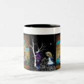 帽子屋のお茶会-不思議の国のマグのアリス ツートーンマグカップ (中央)