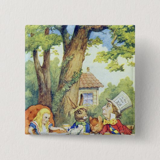 帽子屋のお茶会 缶バッジ (正面)