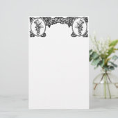 帽子屋のヴィンテージフレーム 便箋 (スタンド正面)