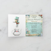 帽子屋の不思議の国の退職パーティー 招待状 (内部)