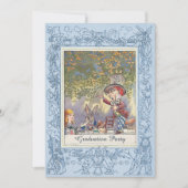 帽子屋の卒業のお茶会 招待状 (正面)