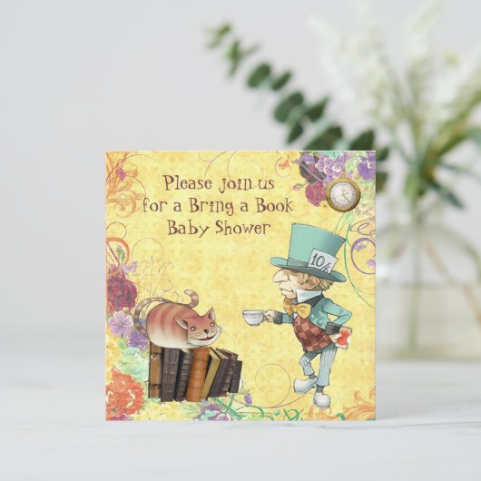 帽子屋及びチェシャー猫は本のシャワーを持って来ます 招待状 (スタンド正面)