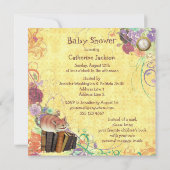 帽子屋及びチェシャー猫は本のシャワーを持って来ます 招待状 (裏面)