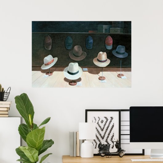 帽子屋1990 ポスター (ホームオフィス)