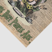 帽子屋、不思議の国、引用文のヴィンテージの芸術のアリス 薄葉紙 (詳細)