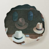 帽子店1990年 ラウンドクッション (裏面)