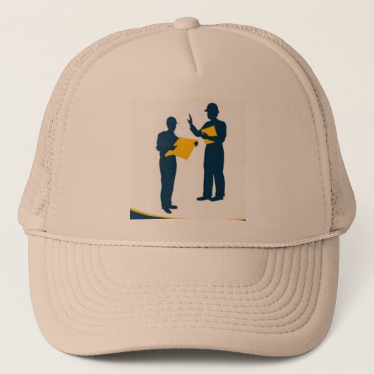 帽子建築帽ベージカスタマイズュ キャップ (正面)