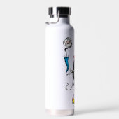 帽子掛け法のネコ ウォーターボトル (右面)