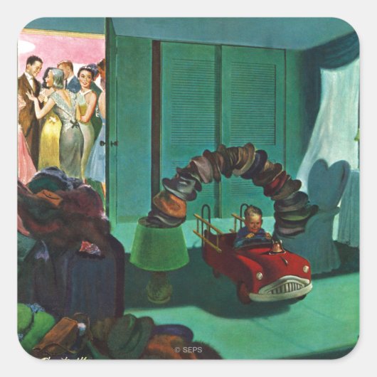 帽子橋 スクエアシール (正面)