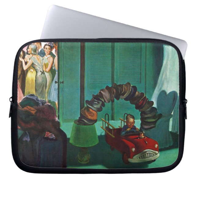 帽子橋 ラップトップスリーブ (正面)