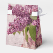 帽子箱に入っビクトリアンたライラック フェイバーボックス (裏面サイド)