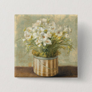 帽子箱の花 缶バッジ