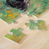 帽子遊をかぶった婦人 ジグソーパズル (側面)