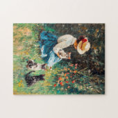 帽子遊をかぶった婦人 ジグソーパズル (横)