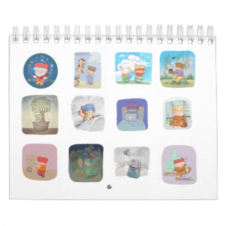 帽子2016のカレンダーのくま カレンダー