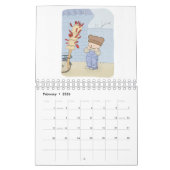 帽子2016のカレンダーのくま カレンダー (2月 2026)