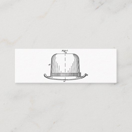帽子 スキニー名刺 (正面)