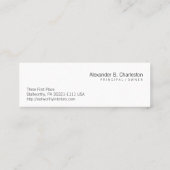 帽子 スキニー名刺 (裏面)