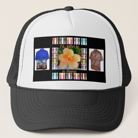 帽子、ハワイのタペストリー キャップ (正面)