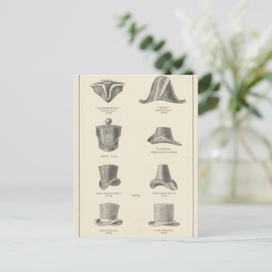 帽子 ポストカード (スタンド正面)