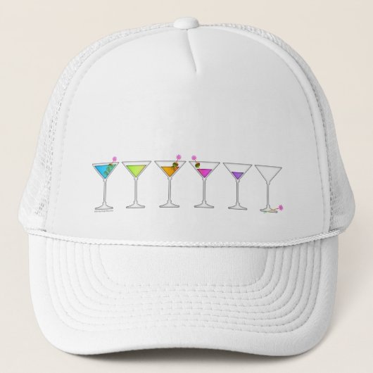 帽子、帽子 – マーティニス行く、行く、行く キャップ (正面)