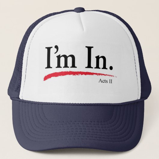 帽子-私は行為にII才です キャップ (正面)