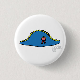 帽子! 1つの¼" Pin 缶バッジ