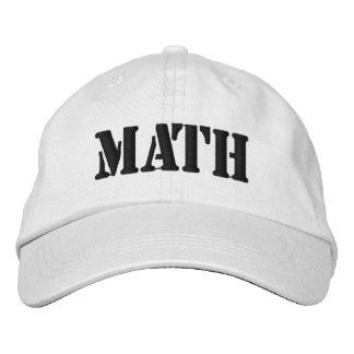 帽子 MATH Make America Think Brodé ロープロファイル