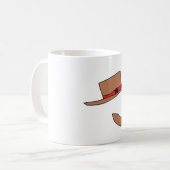帽子Nはカウボーイのマグを追い出します コーヒーマグカップ (正面左)