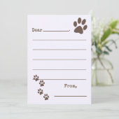 幅の広い裏紙プリント紙キッズカード 招待状 (スタンド正面)