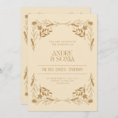 幅招待されに 招待状 (正面/裏面)