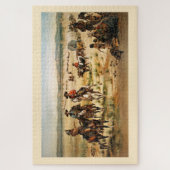 幌馬車隊 ジグソーパズル (縦)