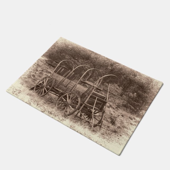 幌馬車 ドアマット (アングル)