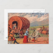 幌馬車 ポストカード (正面/裏面)