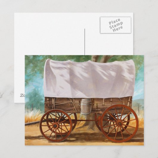 幌馬車 ポストカード (正面/裏面)