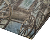 幌馬車、木の荷馬車の車輪 カッティングボード (角)