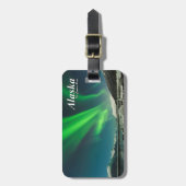 幕が開くアラスカ ラゲッジタグ (正面縦)