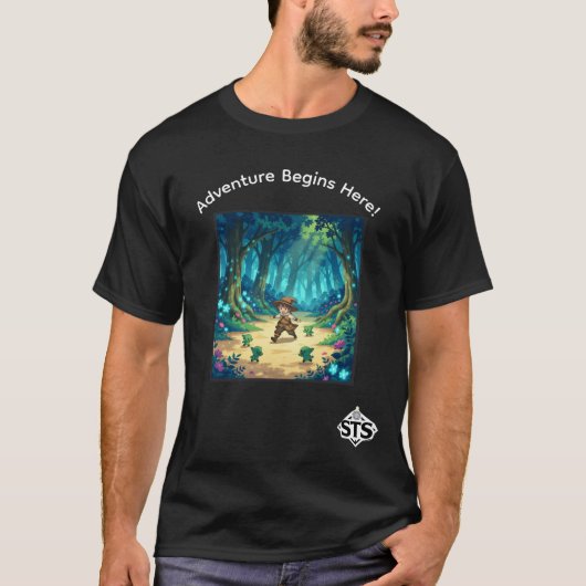 幕が開く冒険がここから始まる Tシャツ (正面)