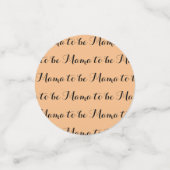 干しカボチャ赤ちゃんシャワーテーブル紙吹雪 コンフェッティ (スモール正面)