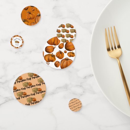 干しカボチャ赤ちゃんシャワーテーブル紙吹雪 コンフェッティ (グループ)