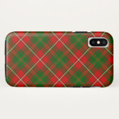 干しタータンチェック赤い緑の草原 Case-Mate iPhoneケース (裏面(横))