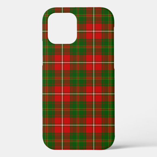 干しタータンチェック赤い緑の草原 Case-Mate iPhoneケース (裏面)