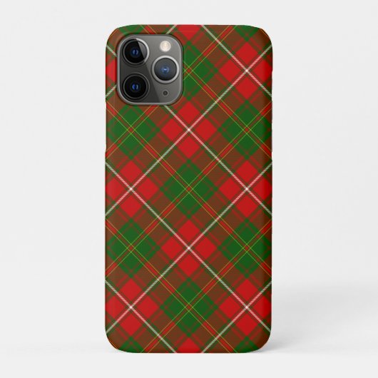 干しタータンチェック赤い緑の草原 Case-Mate iPhoneケース (裏)