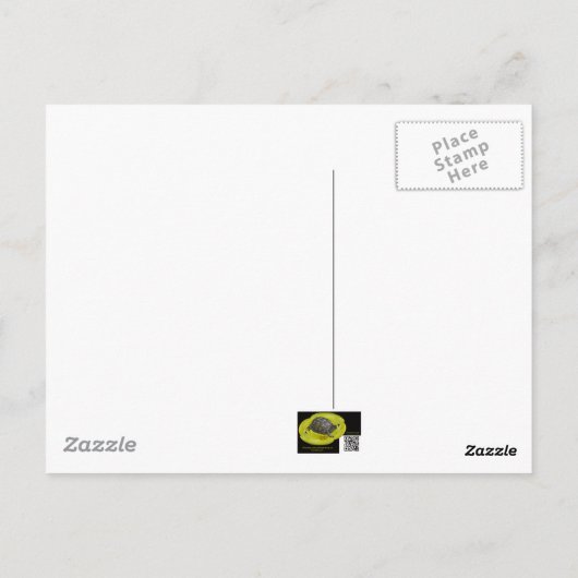 干しトウモロコシの茎の装飾 ポストカード (裏面)