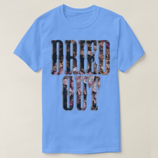 干し出される Tシャツ (デザイン正面)