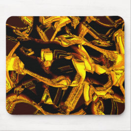 干し皮の破片またはみかんの皮の搾りかす マウスパッド